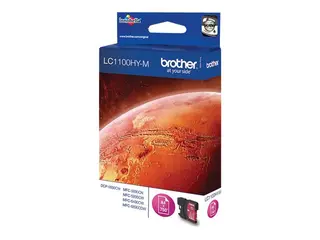 Brother LC1100HYM - Høy ytelse - magenta original - blekkpatron - for Brother DCP-6690CW; Justio MFC-5890CN