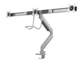 Neomounts NM-D775DX3 - Monteringssett - full bevegelse for 3 LCD-skjermer - s&#248;lv - skjermst&#248;rrelse: 17&quot;-24&quot; - klemmemonterbar, malje, skrivebordsmonterbar