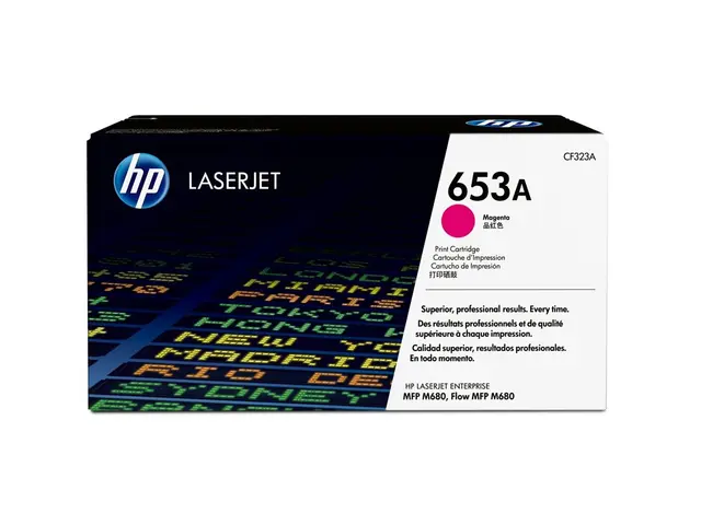 HP 653A - Magenta original LaserJet tonerpatron (CF323A) for Color...