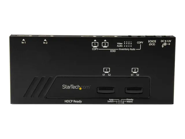 StarTech.com 2x2 HDMI Matrix Switcher - 4K UltraHD HDMI Switch wit...
