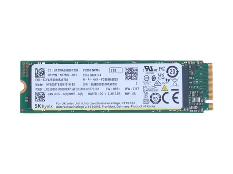 HP - SSD - 2 TB - intern - M.2 2280 PCIe 4.0 x4 (NVMe)