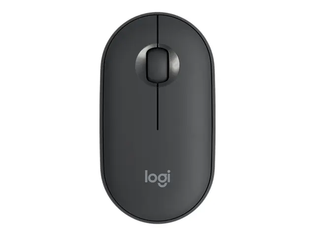 Logitech Pebble M350 - Mus optisk 3 knapper trådløs 2.4 GHz, Bluet...