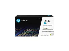 HP 213Y - Ekstra høy ytelse - cyan - original LaserJet - tonerpatron (W2131Y) - for Color LaserJet Enterprise 5700dn, 6700dn, MFP 6800dn; DesignJet D5800