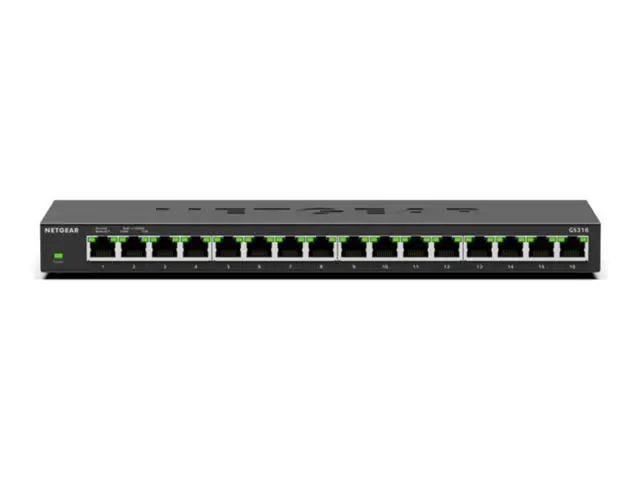 NETGEAR GS316v3 - Switch ikke-styrt 16 x 10/100/1000 stasjonær, ve...