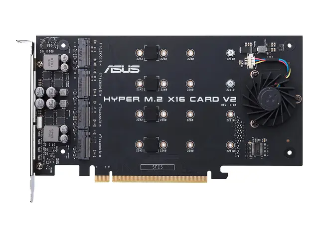 ASUS HYPER M.2 X16 CARD V2 - Grensesnittsadapter - M.2 - Expansion...