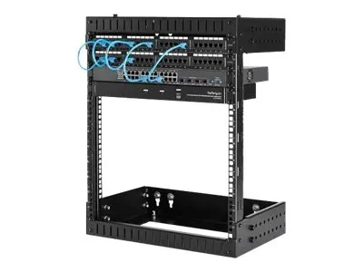 Startech 12U 19" Wall Mount Network Rack, Adjustable Depth 12-20" ...