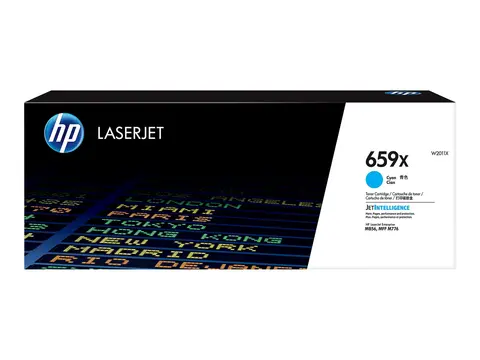 HP 659X - Cyan - original - LaserJet tonerpatron (W2011X) - for Color LaserJet Enterprise MFP M776; LaserJet Enterprise MFP M776