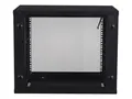 APC NetShelter WX AR109 - Skap - veggmonterbar svart - 9U - 19" - for P/N: ACF600, AR8213, NBWL0355A, NBWL0356A