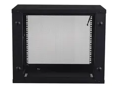 APC NetShelter WX AR109 - Skap - veggmonterbar svart - 9U - 19" - for P/N: ACF600, AR8213, NBWL0355A, NBWL0356A