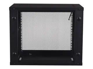 APC NetShelter WX AR109 - Skap - veggmonterbar svart - 9U - 19" - for P/N: ACF600, AR8213, NBWL0355A, NBWL0356A