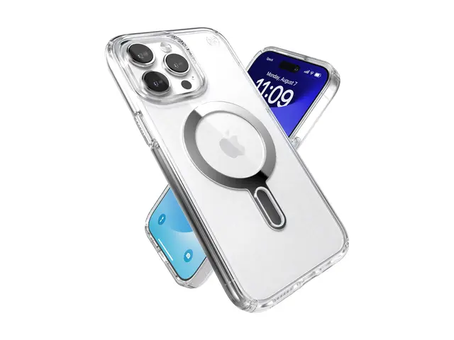 Speck Presidio Perfect-Clear - Baksidedeksel for mobiltelefon MagS...