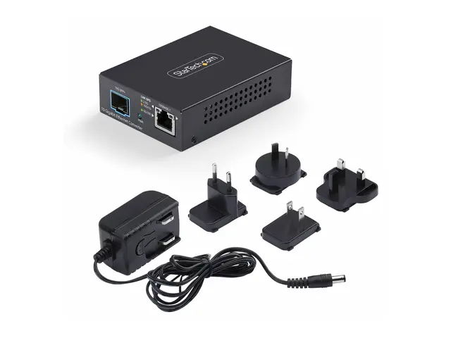 Startech - Fibermedieomformer 10GbE, 5GbE, 2.5GbE over fiberoptikk...