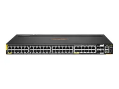 HPE Aruba 6200M 36G 12SR5 Class6 PoE 4SFP+ TAA Switch switch - Max. Stacking Distance 10 km - 48 porter - Styrt - rackmonterbar - TAA-samsvar
