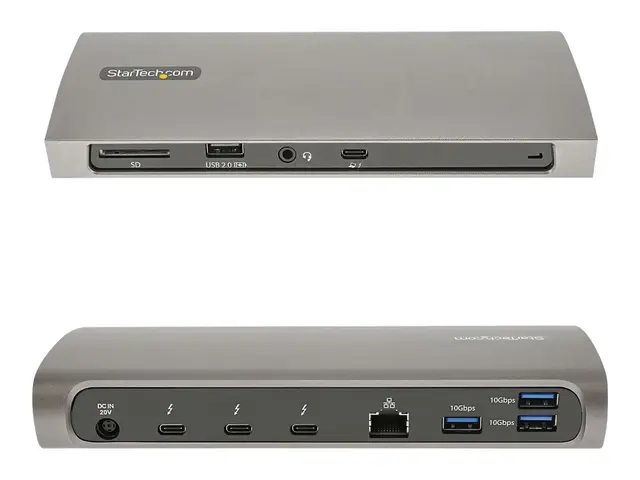 StarTech.com Thunderbolt 4 Dock, 96W Power Delivery, Single 8K/Dua...