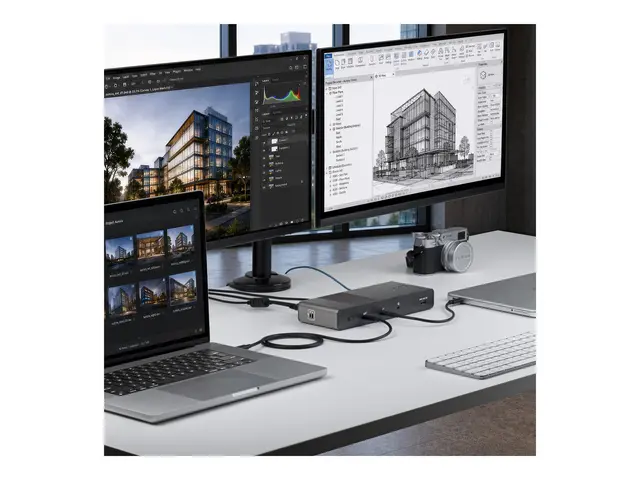 Startech - Dokkingstasjon - for bærbar - USB4 / Thunderbolt 4 / Th...