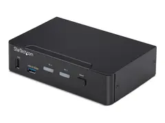 Startech - KVM / lyd / USB-svitsj - 2 x KVM/lyd/USB 1 lokalbruker - stasjonær - TAA-samsvar