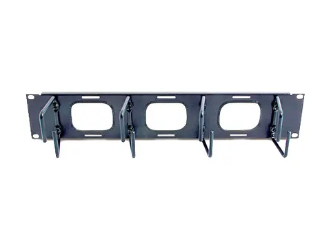 APC - Kabelordner - svart - 2U for NetShelter EP; NetShelter ES; NetShelter SX; Netshelter VS; Netshelter VX; NetShelter WX