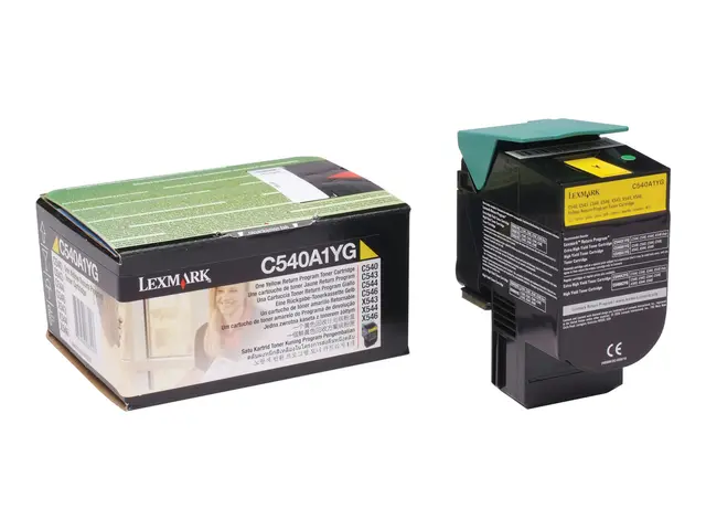 Lexmark - Gul - original - tonerpatron LCCP, LRP - for Lexmark C54...