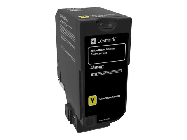 Lexmark - Gul - original - tonerpatron LCCP, LRP - for Lexmark CS7...