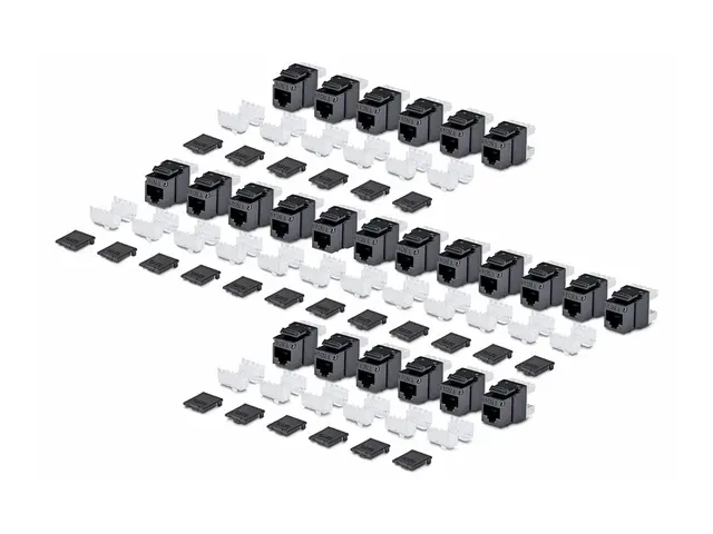 Startech - Trapes-jakk - 180°, 110 punch down - CAT 6 - UTP - RJ-4...