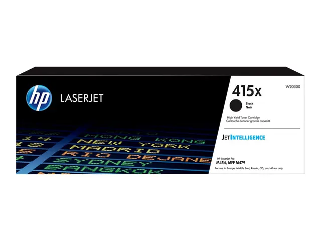 HP 415X - Høy ytelse svart original LaserJet tonerpatron (W2030X) ...
