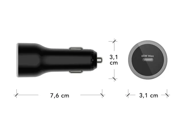 dbramante1928 re-charge - Bilstrømadapter 65 watt (USB-C) svart