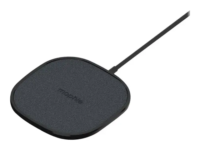 mophie - Trådløs ladepute + AC-strømadapter - 15 watt - svart - Eu...