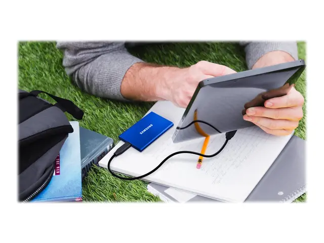Samsung T7 MU-PC1T0H - SSD kryptert 1 TB ekstern (bærbar) USB 3.2 ...