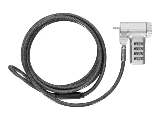 Targus DEFCON - Sikkerhetskabellås sølv 2 m