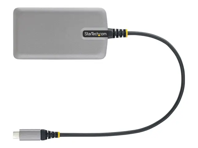 StarTech.com 3-Port USB-C Hub with Ethernet, 3x USB-A Ports, Gigab...