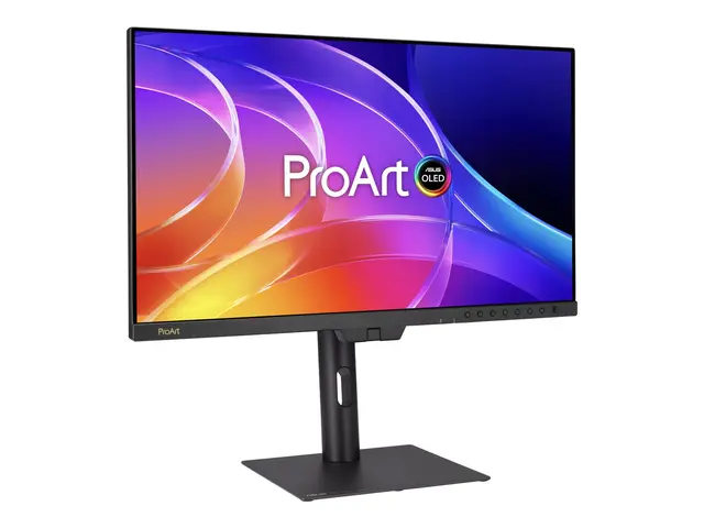 ASUS ProArt PA32USD - OLED-skjerm - 32" (31.5" synlig) 3840 x 2160 4K UHD (2160p) @ 240 Hz - 1000 cd/m² - 1500000:1 - DisplayHDR 400 True Black - 0.1 ms - 2xThunderbolt 4, HDMI, DisplayPort, 12G-SDI - høyttalere - svart 