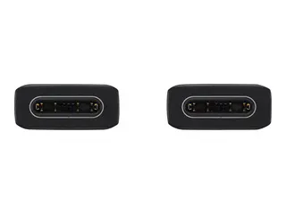 Samsung EP-DA705 - USB-kabel - 24 pin USB-C (hann) til 24 pin USB-C (hann) USB 2.0 - 3 A - 1 m - svart