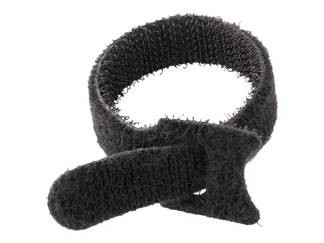 StarTech.com 6in Hook and Loop Cable Ties, 50 Pack, Black, Reusabl...