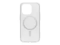 OtterBox - Baksidedeksel for mobiltelefon for MagSafe - polykarbonat, syntetisk gummi - blank - for Apple iPhone 14 Pro
