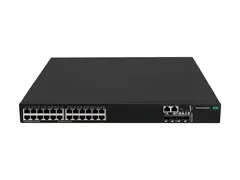 HPE FlexNetwork 5520 24G PoE+ 4SFP+ HI 1-slot Switch Switch - L3 - Styrt - 24 x 10/100/1000 (PoE+) + 4 x 1 Gigabit / 10 Gigabit SFP+ - rackmonterbar - PoE+ (720 W) - CTO