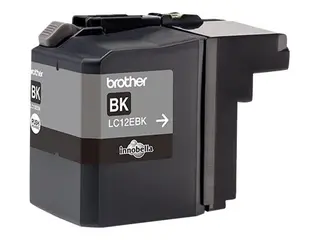 Brother LC12EBK - XL Capacity - svart - original blekkpatron - for Brother MFC-J6925DW