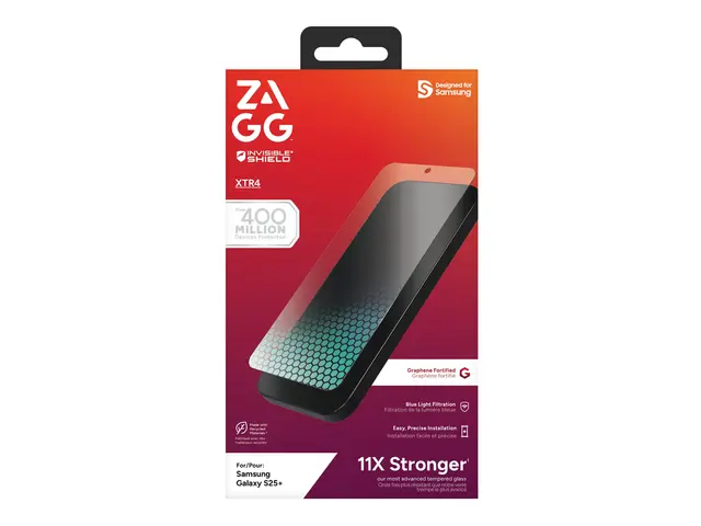 ZAGG InvisibleShield Glass XTR4 - Skjermbeskyttelse for mobiltelef...