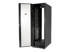 APC NetShelter SX Enclosure with Roof and Sides Rack - svart - 48U - 19" - TAA-samsvar - for P/N: SMT2200I2U-BR, SRT1000XLA, SRT1500XLA, SRT2200XLA, SRT3000XLA, SRT3000XLAUS