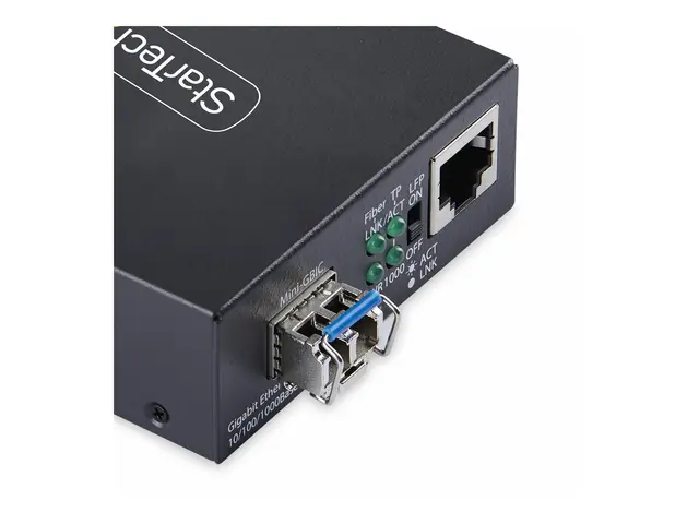 Startech - Fibermedieomformer 1GbE over fiberoptikk 10Base-T, 1000...