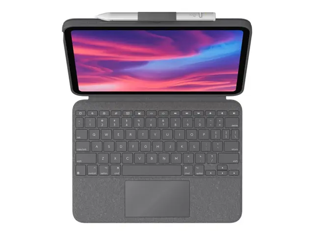 Logitech Combo Touch - Tastatur og folioveske med styrepute bakgru...