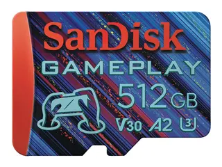 SanDisk GamePlay - Flashminnekort 512 GB - A2 / Video Class V30 / UHS-I U3 - microSDXC UHS-I