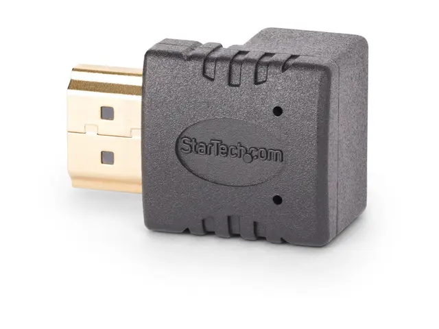 Startech Down Angle HDMI 2.0 Adapter, 90-Degree Port Saver, M/F - ...