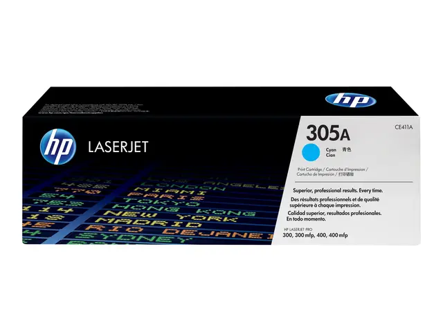 HP 305A - Cyan original LaserJet tonerpatron (CE411A) for Pro 300 ...