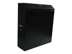 StarTech.com 4U 19in Secure Horizontal Wall Mountable Server Rack Rack - veggmonterbar - 120 mm - svart - 4U - 19&quot;