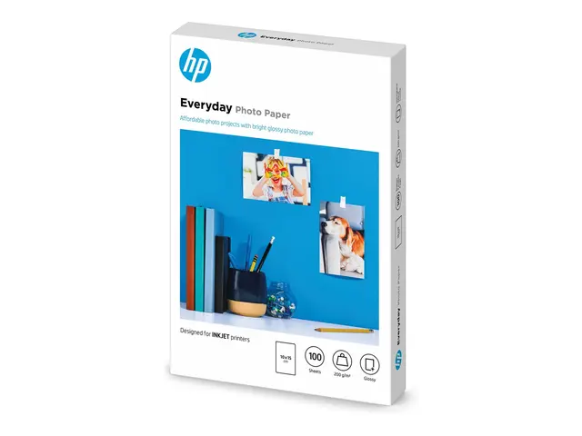 HP Everyday Photo Paper - Blank 8 mille 100 x 150 mm 200 g/m² ark ...