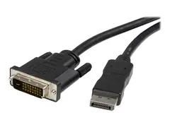 StarTech.com 10 ft DisplayPort to DVI Video Adapter Converter Cable M/M (DP2DVIMM10) - DisplayPort-kabel - DisplayPort (hann) til DVI-D (hann) - 3 m - svart - for P/N: DPPNLFM3, DPPNLFM3PW
