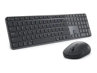 Dell Pro 7 KM726 - Tastatur- og mussett - smalt trådløs - 2.4 GHz, Bluetooth 6.0 - QWERTY - Spansk - grafitt