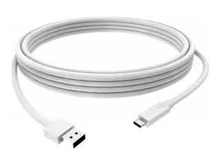 Vision - USB-kabel - USB-type A (hann) til USB-C (hann) USB 3.0 - 3 A - 1 m - hvit