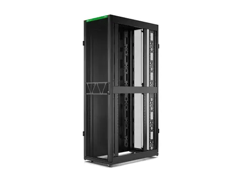 APC NetShelter SX Gen 2 - Rack skap - 2124 H x 600W x 1070D mm, med sider står på gulv - svart - 45U - 19" - TAA-samsvar - for P/N: SMT1000RM1U, SMT750RM1U, SRTL10KRM4UT, SRTL5KRM2UI-HW, SRTL5KRM2UT-HW, SRTL8KRM4UT