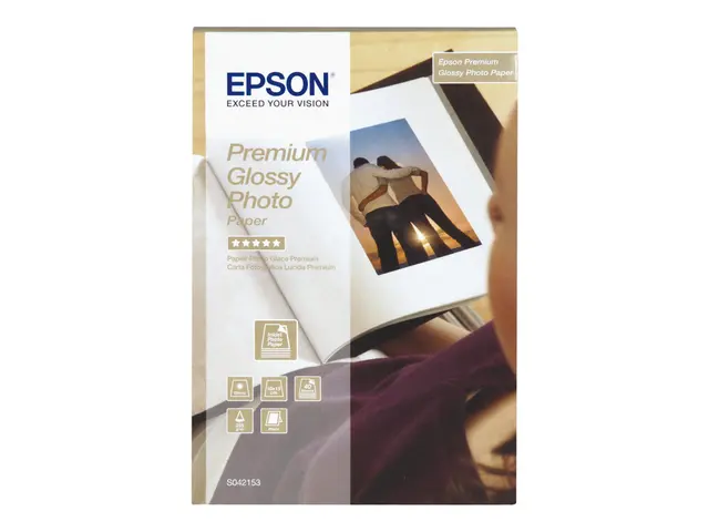 Epson Premium Glossy Photo Paper - Blank - 100 x 150 mm 40 ark fot...